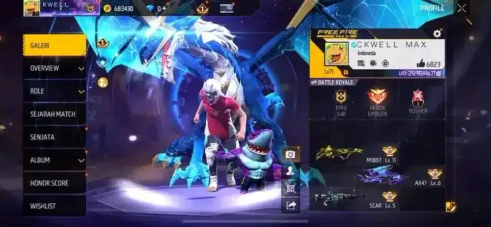 Jual akun ff data aman