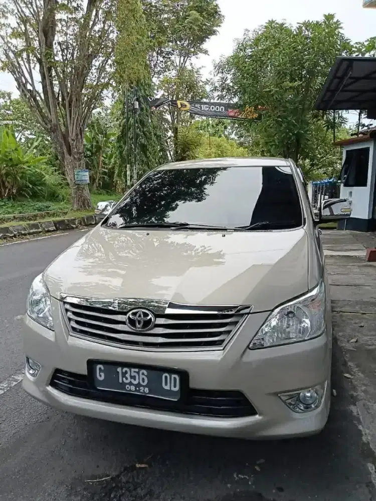 TOYOTA KIHANG INNOVA 2.0 G UERO MANUAL 2012 PEMAKAIAN DARI BARU 2013