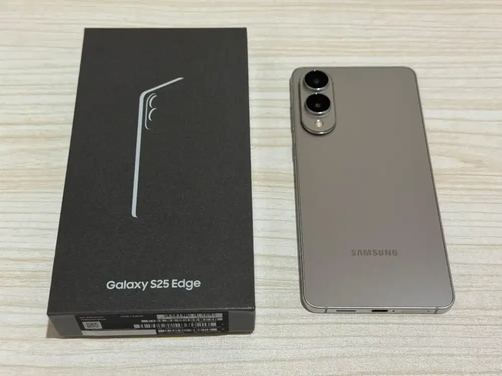 Samsung Galaxy S25 Egde 256gb Resmi Baru 5 Bulan, Bonus 7 Case