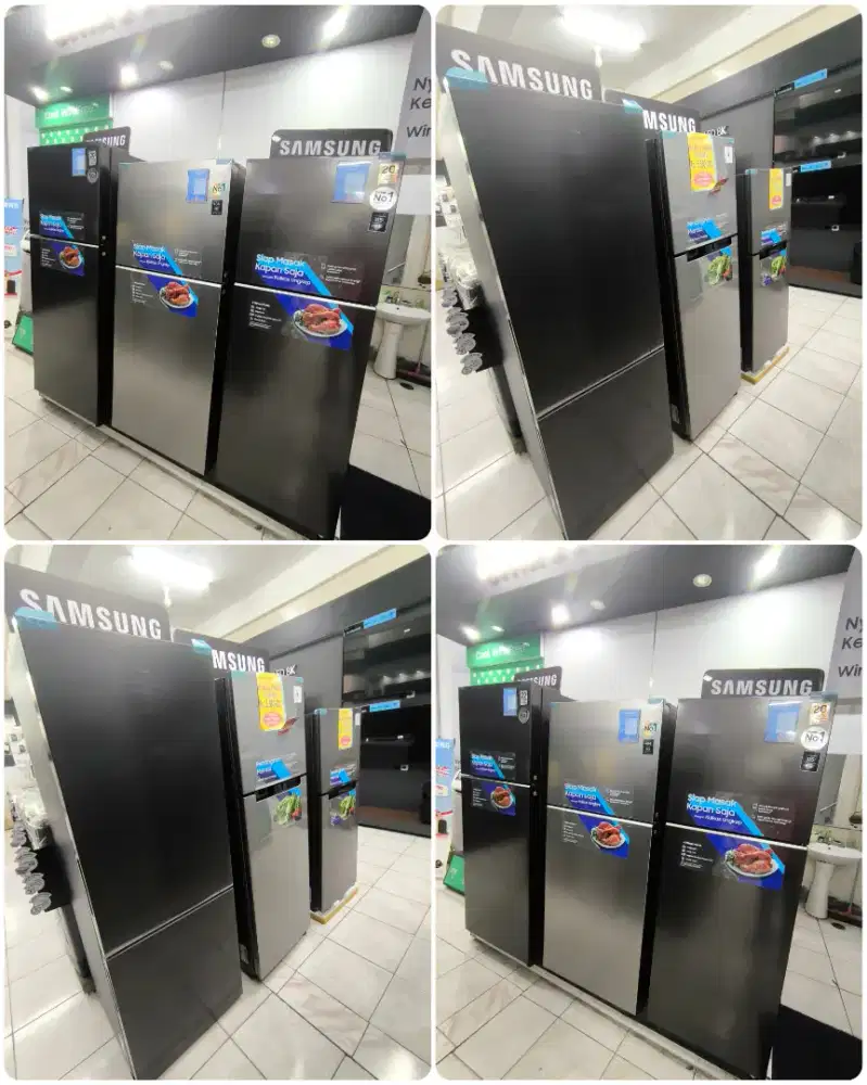 KULKAS SAMSUNG PROMO CREDIT BUNGA 0% FREE 1KALI CICILAN