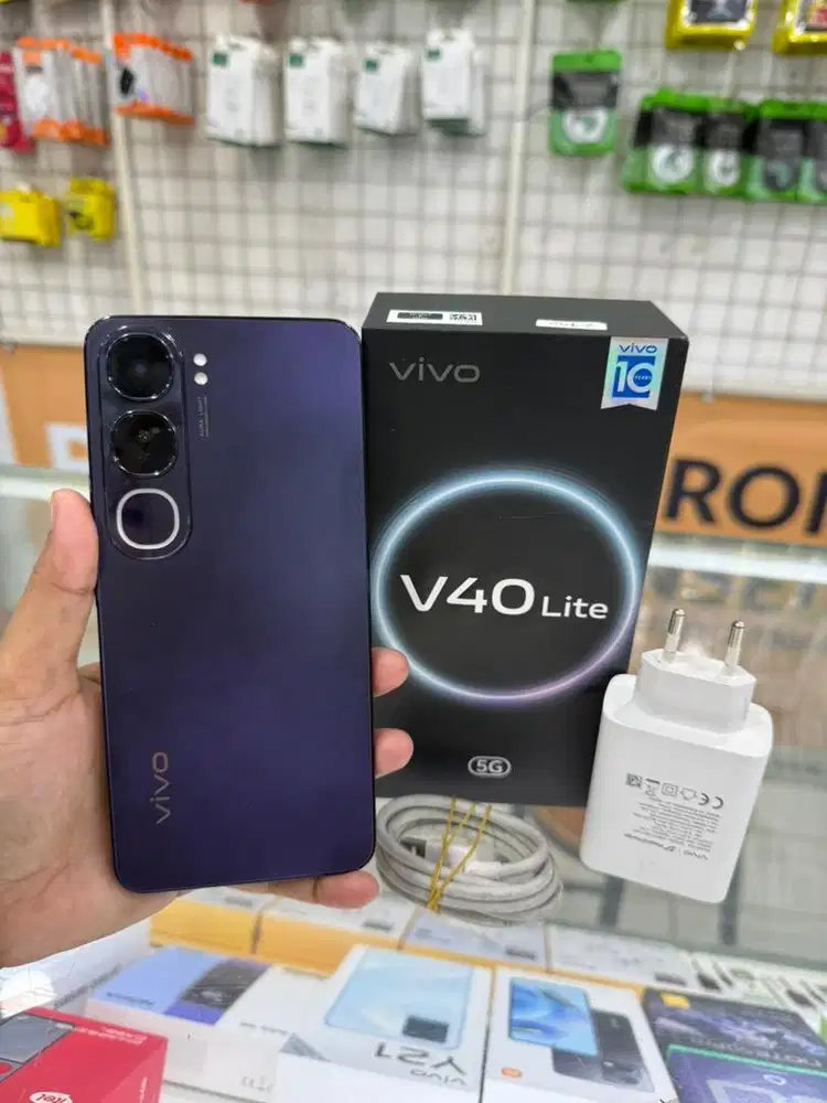 VIVO V40 lite 5G RAM 16/256 FULLSET ORIGINAL BAWAAN LAHIR BISA TUKAR