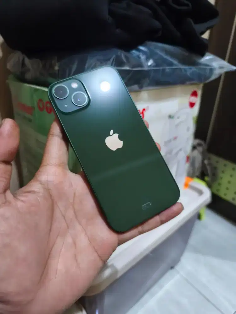 Iphone 13 ibox Green Like new Acc belum kepake