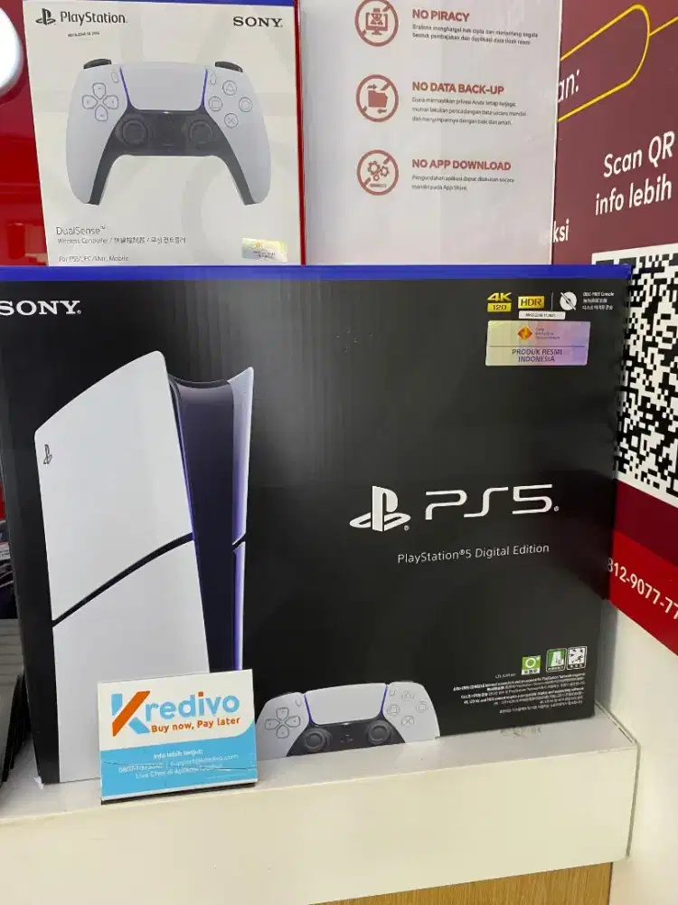 KREDIT CICILAN 0% SONY PLAYSTATION 5 SLIM DIGITAL -WHITE