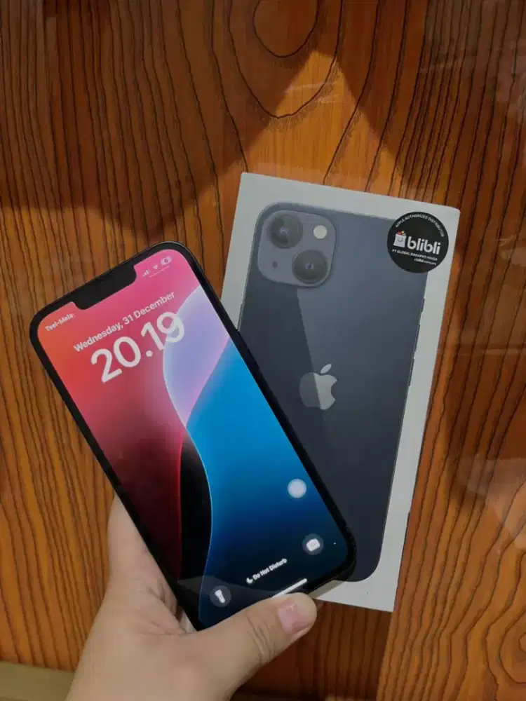 Iphone 13 128 iBox Blibli midnight Like New garansi on
