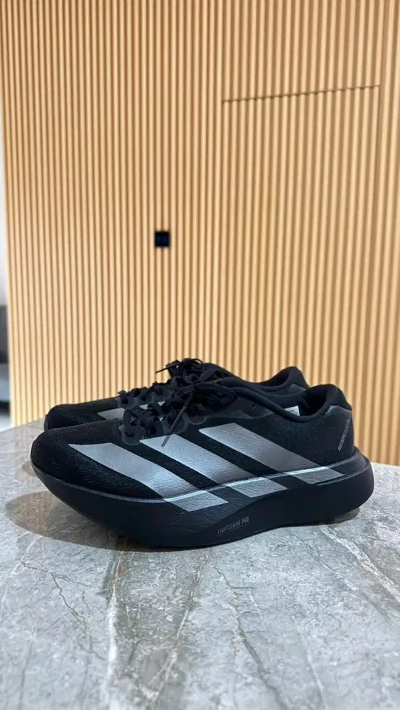Adidas Adizero Black Silver size 40.7