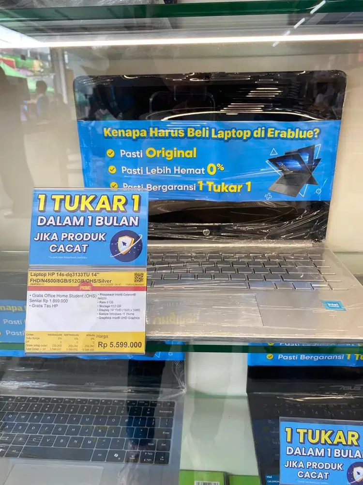 Bisa cicilan Laptop Hp ram 8/512 Gb promo cicilan bunga 0%