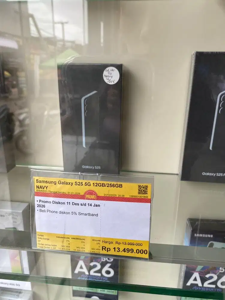 Bisa cicilan Hp Samsung Galaxy S25 promo cicilan bunga 0% dan free 2x