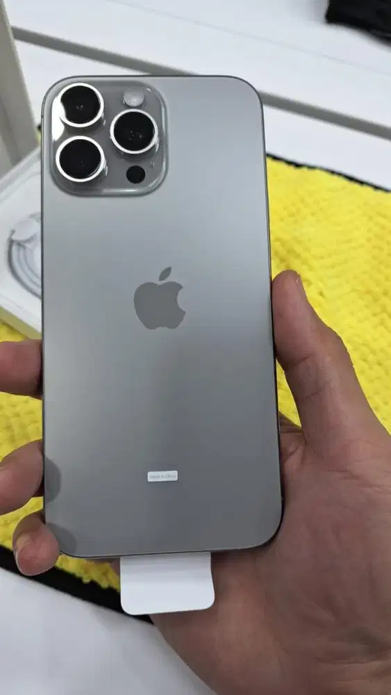 IPHONE 16 PROMAX 256 NATURAL TITANIUM IBOX GARANSI ON