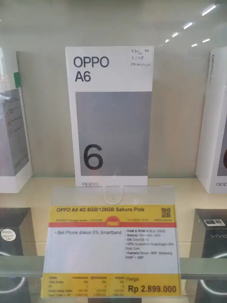 Oppo A6 4G 6/128GB Pink