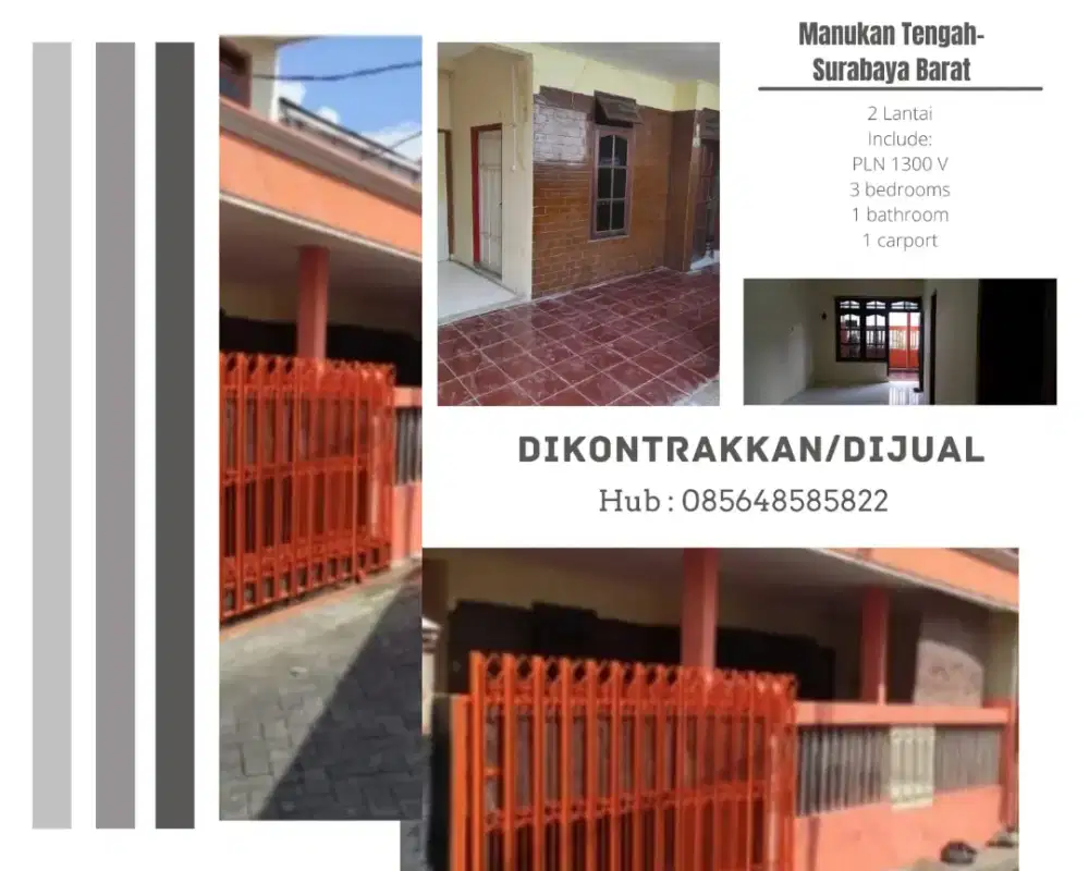 DIJUAL RUMAH PERUMAHAN TANPA PERANTARA BERSIH