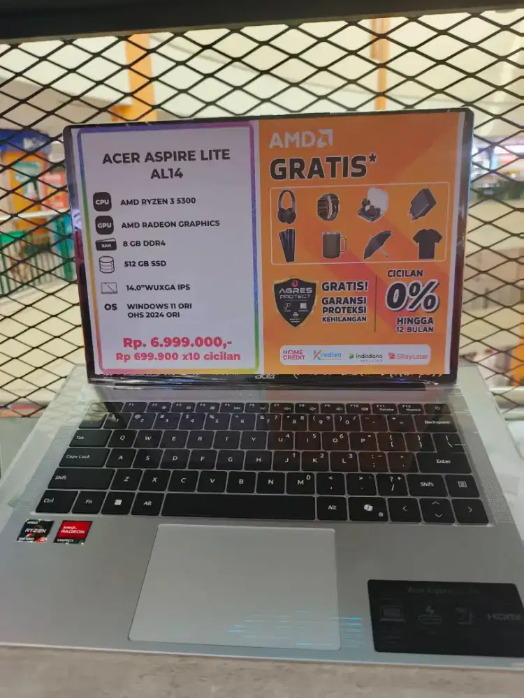 Laptop Acer di home credit cukup bawa KTP aja langsung bawa pulang