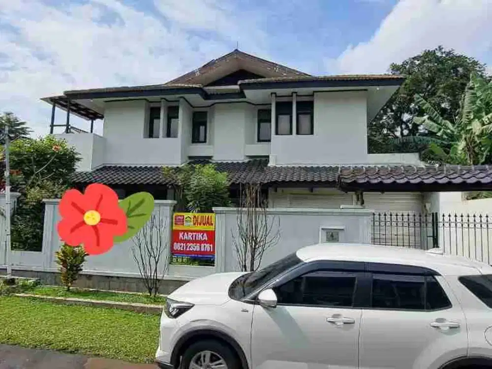 Jual Rumah Bagus.full Furnish berkwalitas dari Kayu Jati.Sangat Strategis.