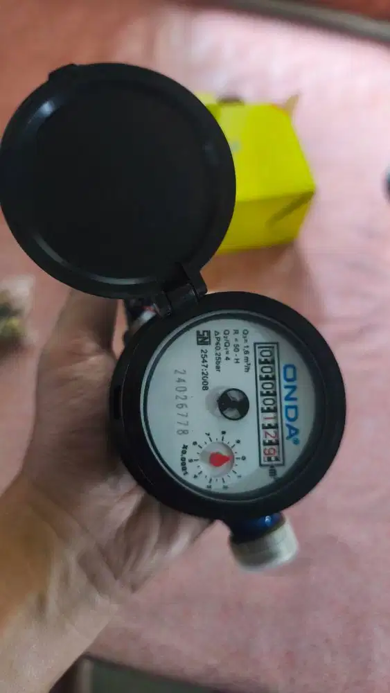 Meteran Air 1/2 inch bahan kuningan merk Onda