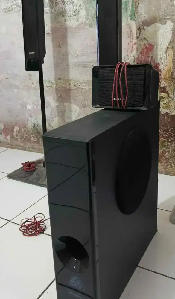 Speaker Home Teather Sharp HT- CN9900W Nego