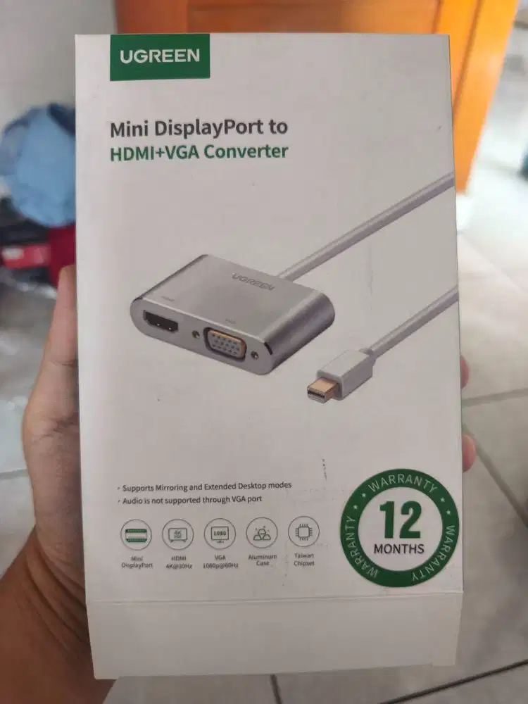 Ugreen Mini Display Port to HDMI+VGA Converter