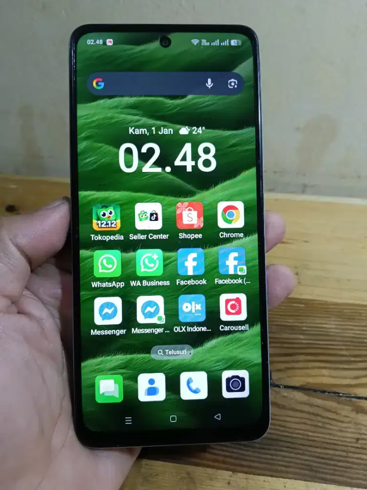 Oppo A60 Ram 8+8 Tahan Air dan Debu
