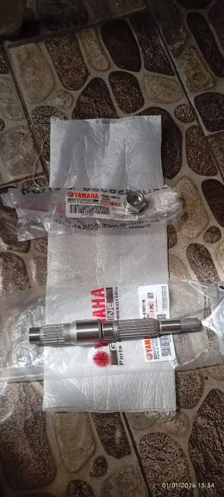 AS roda belakang Nouvo, 5MX E7421 original asli + mur AS rodanya 14814