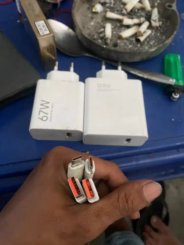 Charger 67watt dan 120watt original bawaan