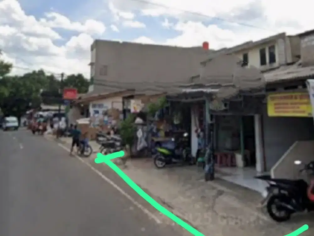 Lahan Strategis Bonus 4 Kios dan Rumah 2 Lantai di Pinggir Jalan Raya Jagakarsa Jakarta Selatan