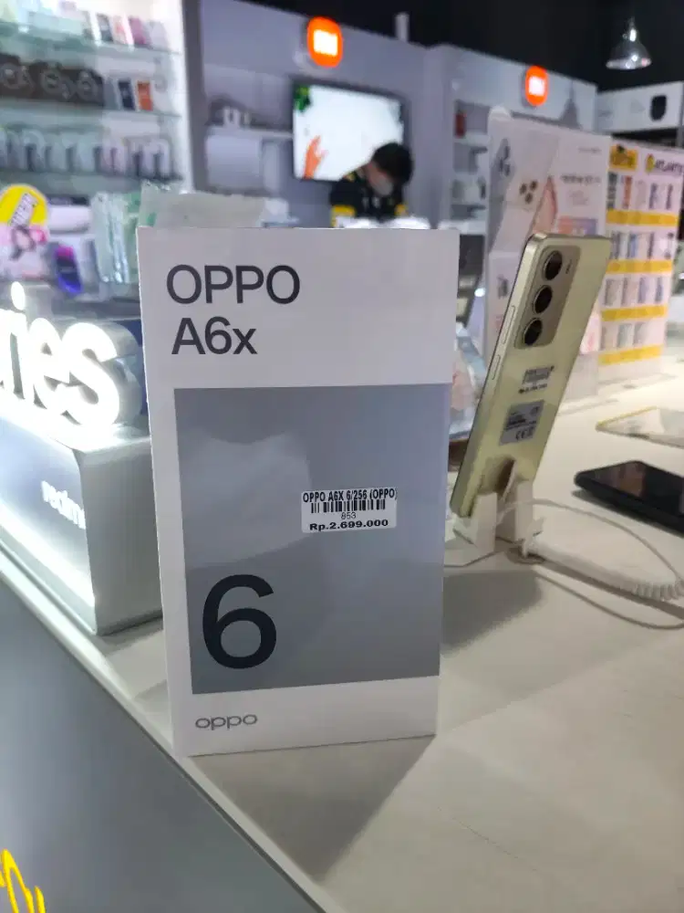 Oppo A6x 6/256 garansi resmi 1tahun Atlantis dahsyat
