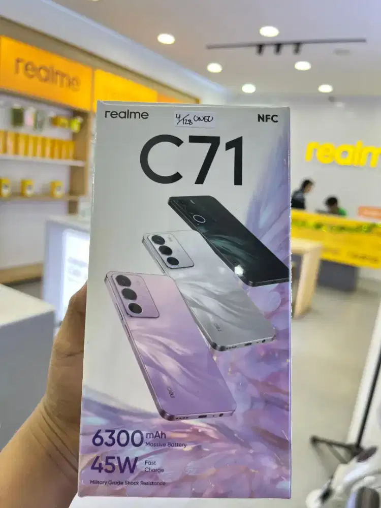 REALME C71 NFC TERLARIS TAHAN BANTING READY