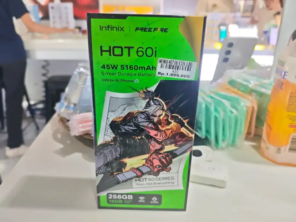 INFINIX HOT 60i RAM 8+8/256GB ATLANTIS DAHSYAT