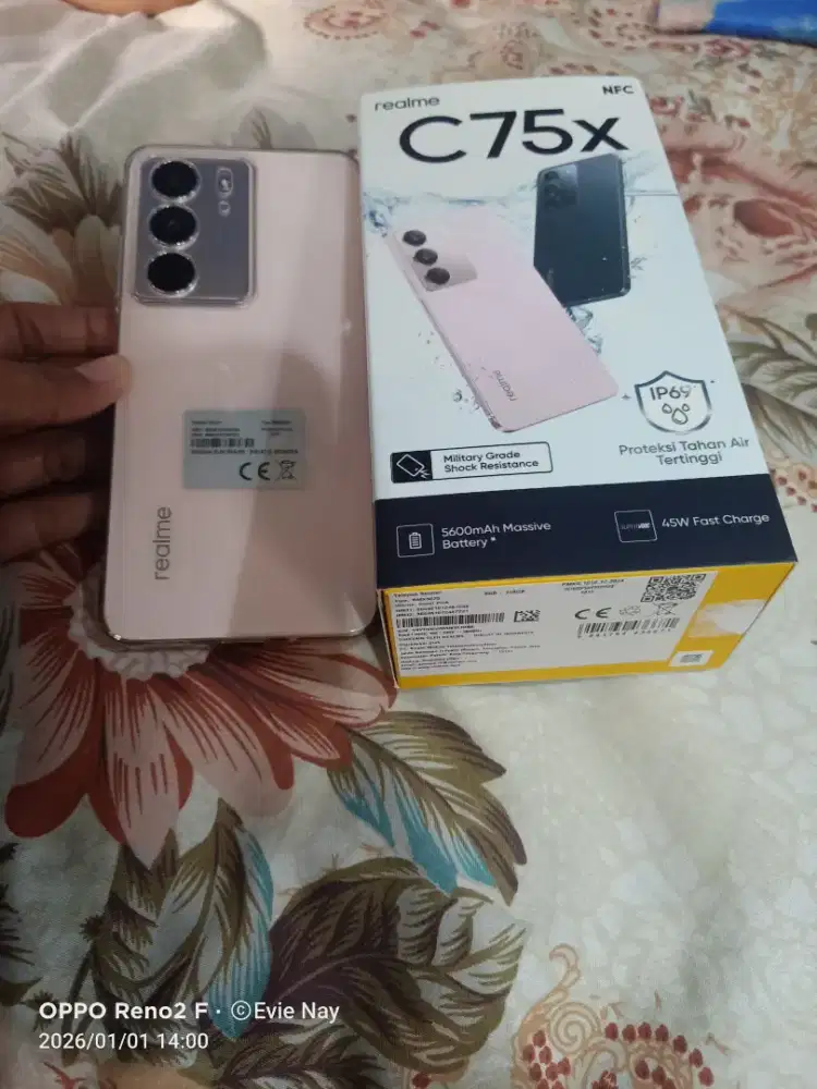 Realme c75x fulset 8/128