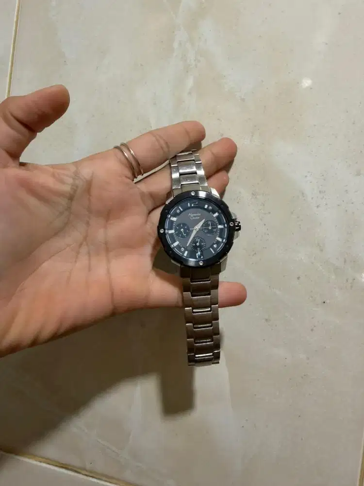 ALEXANDRE CHRISTIE JAM TANGAN 6140 MC BTBBASL ORIGINAL