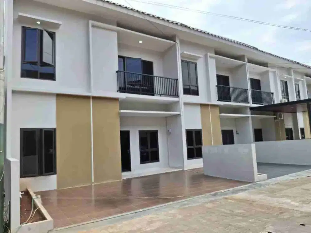 Rumah baru 2 lantai cluster lokasi strategis langsung dr jl raya Jatibening dekat LRT dan tol