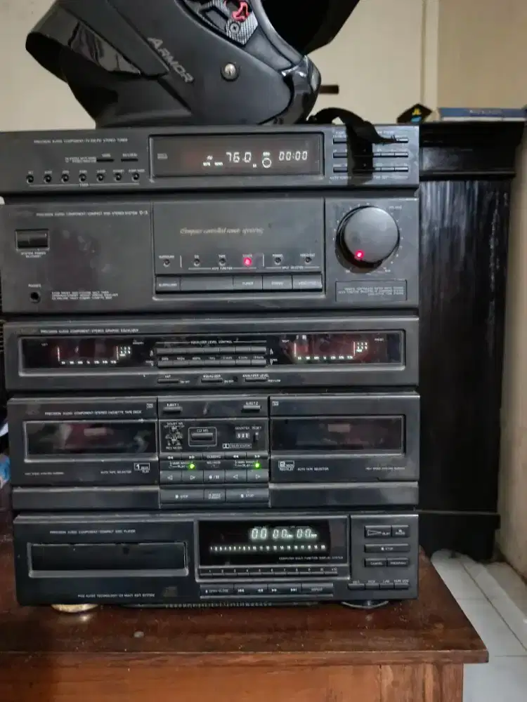 Compo Denon, head unit aja,, built up