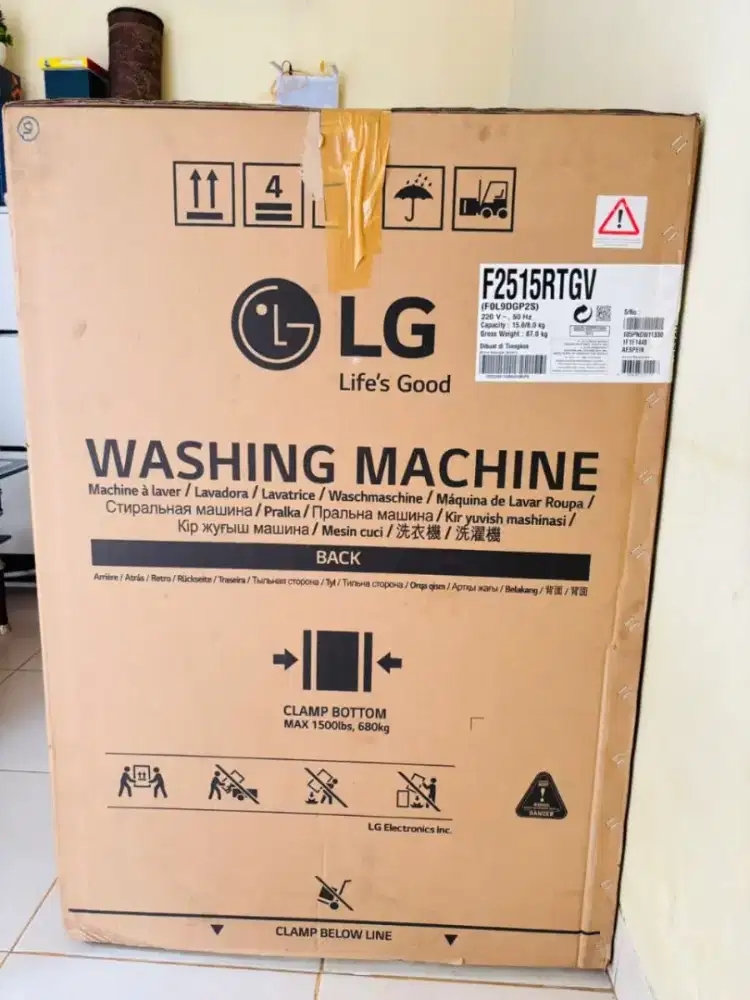 MESIN CUCI LG -  F2515RGTV