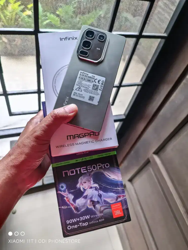 Infinix note 50 pro 16/256 mulus seperti baru dan lengkap