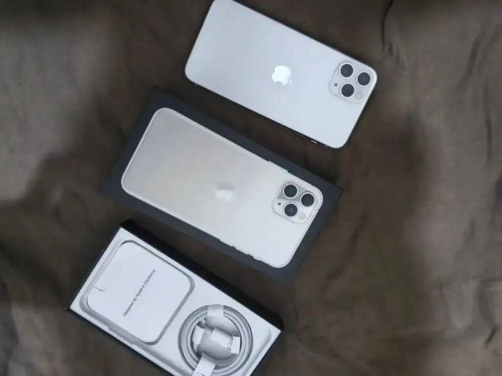 Iphone 11 pro 256gb sehelai silver