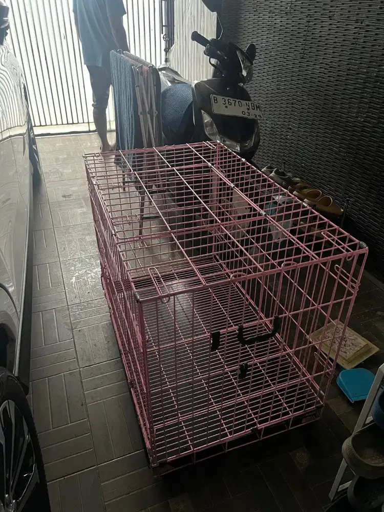 Kandang Kucing/Anjing Octagon XL (besar kondisi 90% Masih bagus