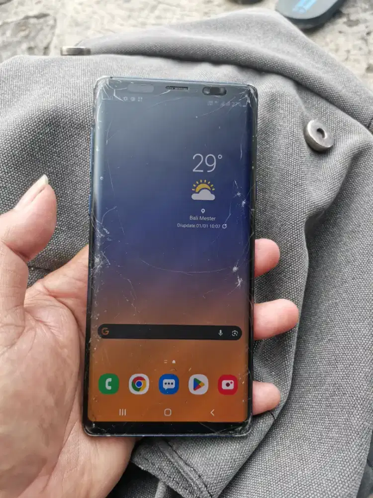 Samsung note 9 512 gb all operator bebas reset  retak saja No shadow