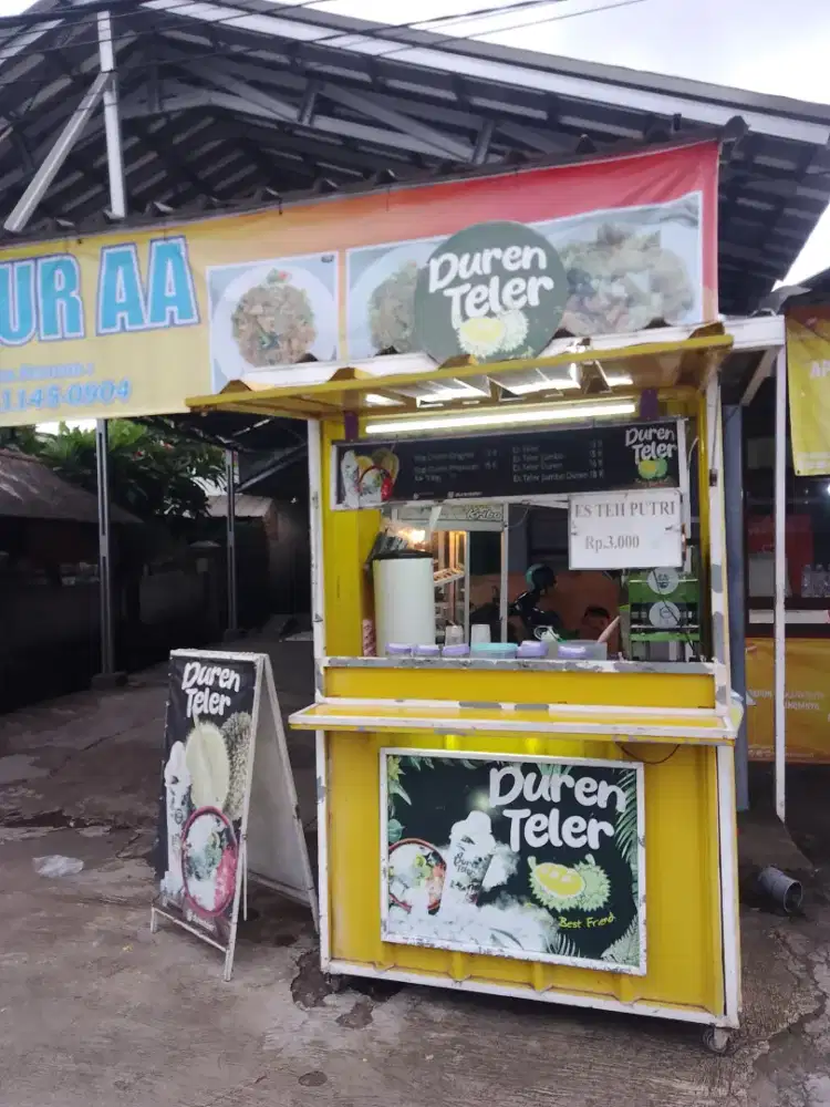 Jual aja franchise kontainer fullset sama barangnya dll..