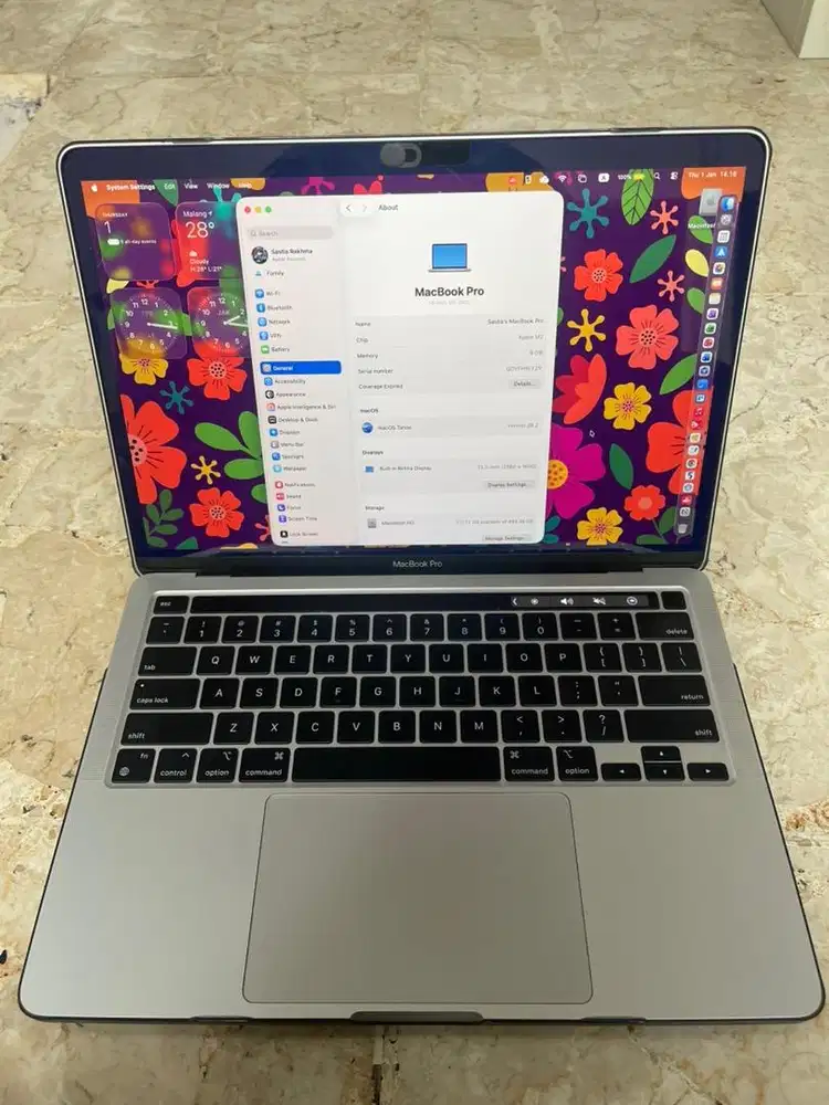Macbook pro M2 13in 512 gb 2022
