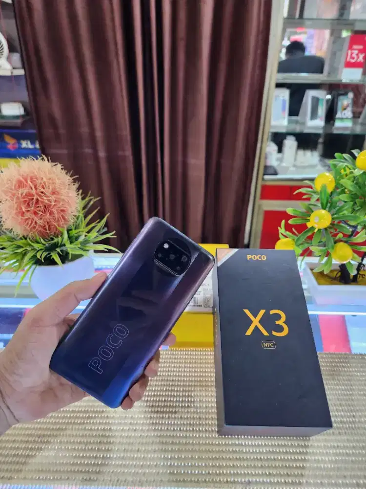 Poco X3 NFC Ram 6Gb/ 64Gb Fullset Mulus Original 100% Bergaransi