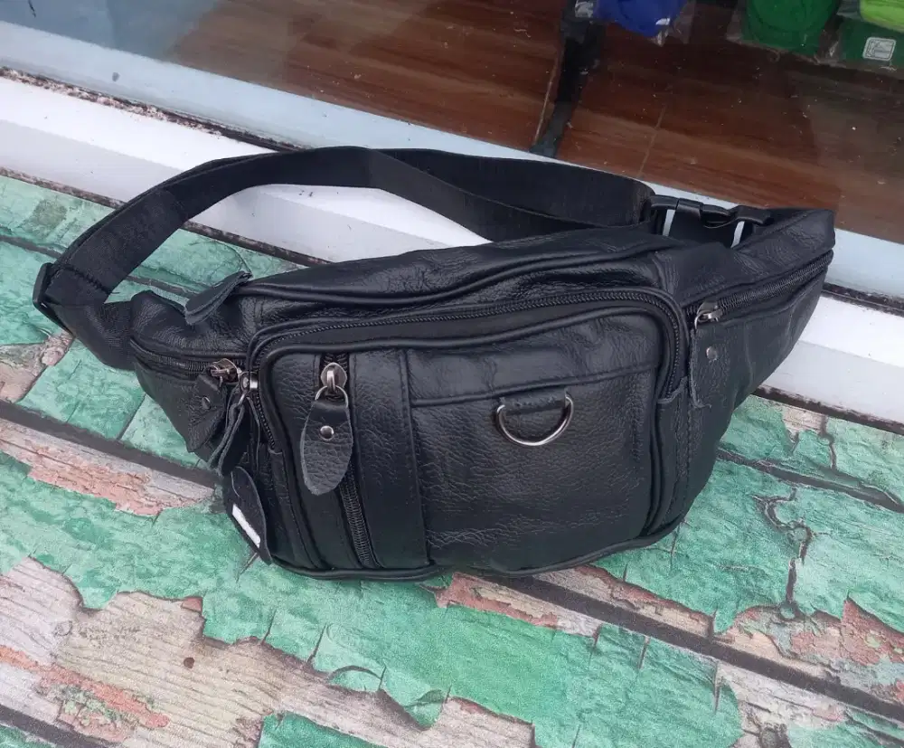 Tas pinggang kulit asli domba