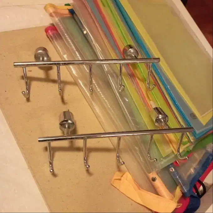 Gantungan Baju / Dapur Stainless Steel 5 Kait