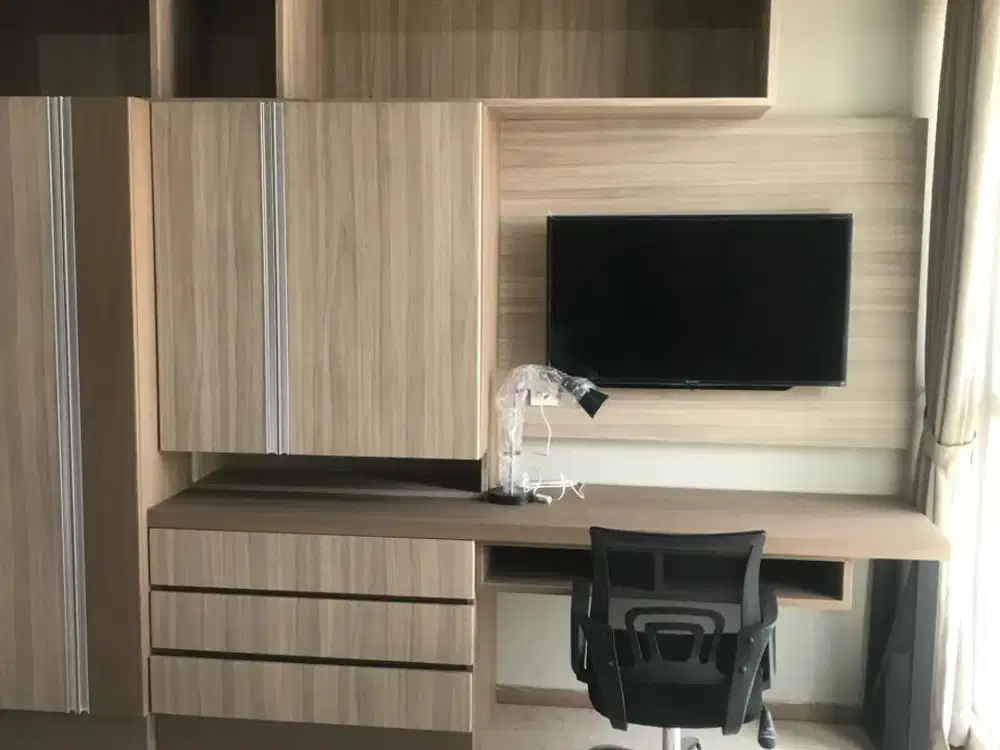 Dijual / Disewakan Apartemen Luxury Grand Valore Studio Full Furnished Terintegrasi Holiday Inn Cikarang (004)