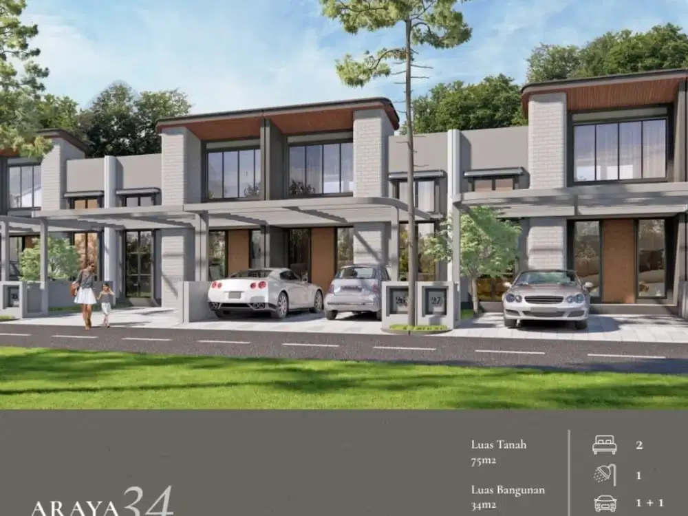 Rumah Premium Investasi Terbaik - Cluster Araya Lake Berada di Perumahan Grand Residence City, Bekasi