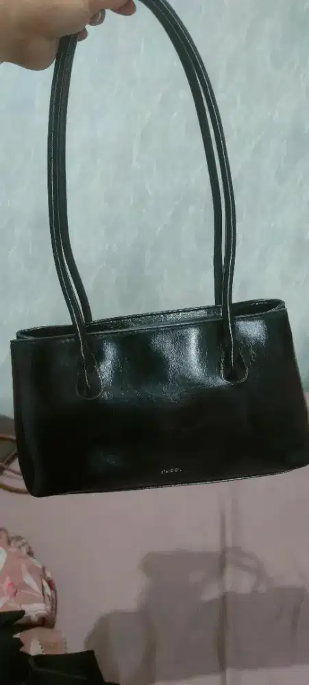 tas stand oil warna hitam