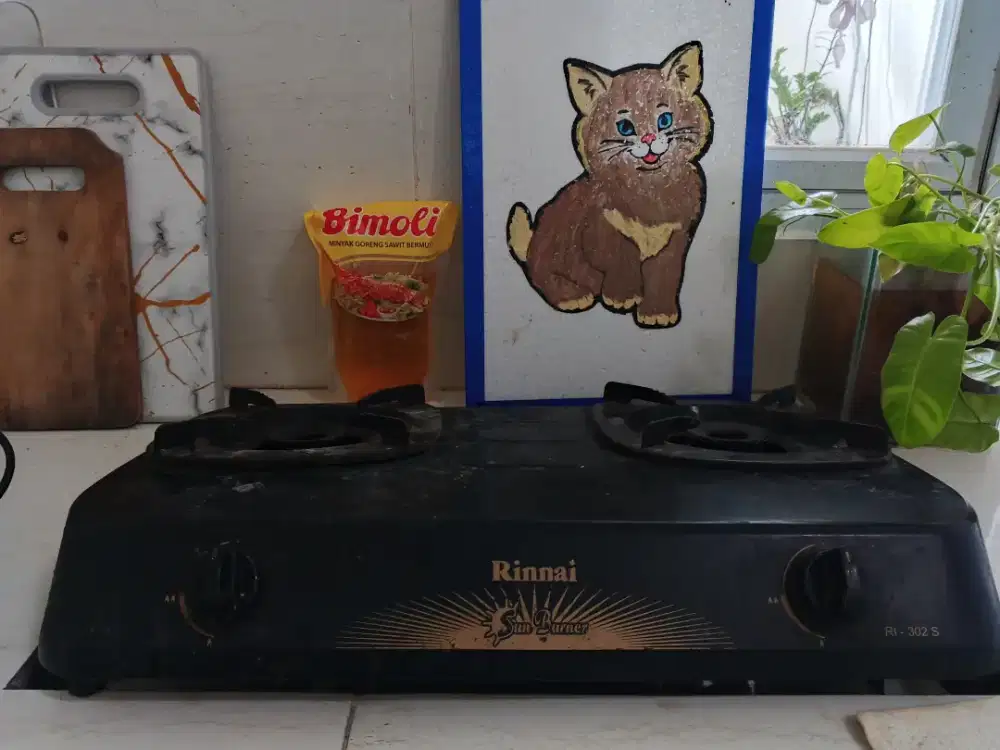 Kompor gas 2 tungku Rinnai