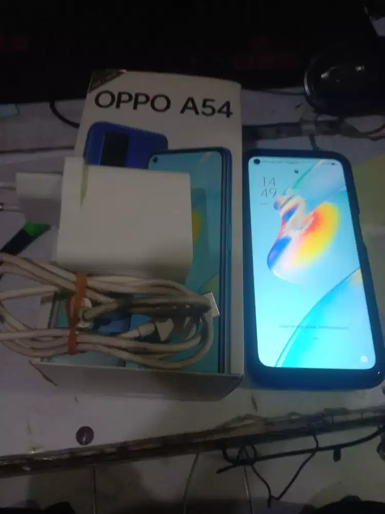Jual hp Oppo A54 4/64 hp blm prnh service dr blm br.