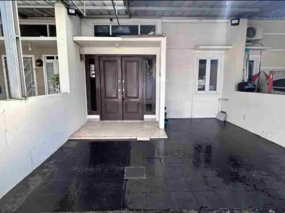 Rumah murah cluster bagus semifurnished siap huni LT 75 LB 50 di jatiwarna dekat LRT Cibubur