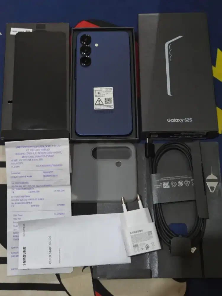 Jual hp SAMSUNG S25 5g ISTMWA likenew NOTA BELI TERLAMPIR free adaptor