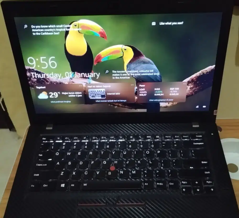 Thinkpad T460 Non Touch | Ram:16 Gb| Garskin Carbon