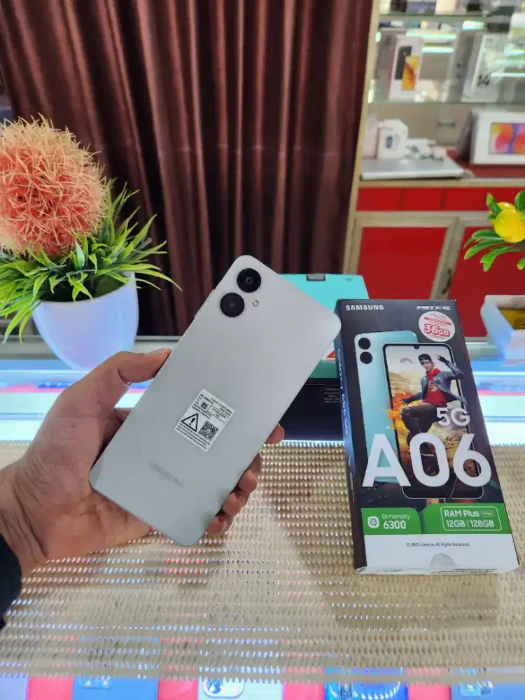 Samsung A06 5G Ram (6+6)12Gb/ 128Gb Fullset Mulus Ori 100% Bergaransi