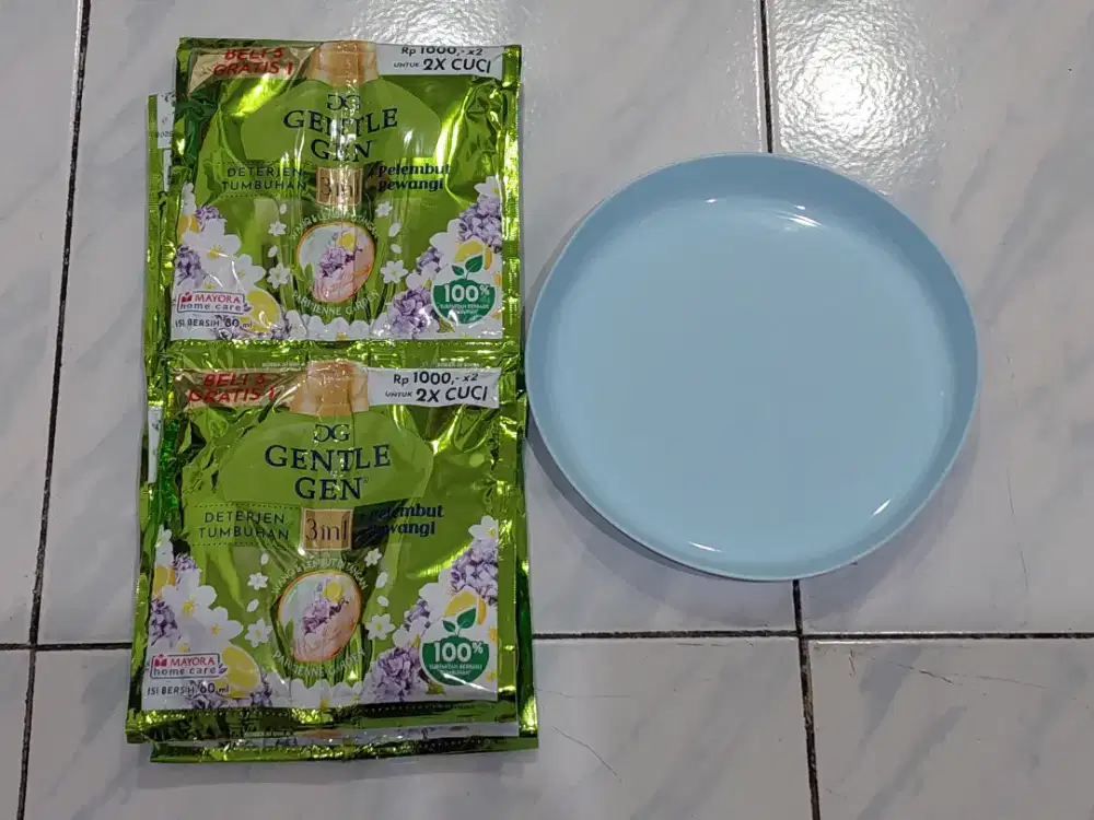 Gentle Gen kemasan renteng *GRATIS Piring Cantik*